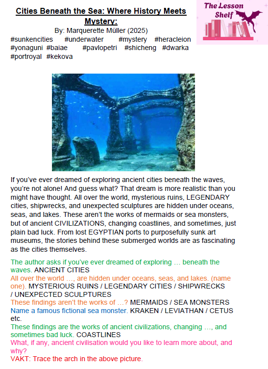 S2C Lesson - Cities Beneath the Sea: Where History Meets Mystery - Image 2